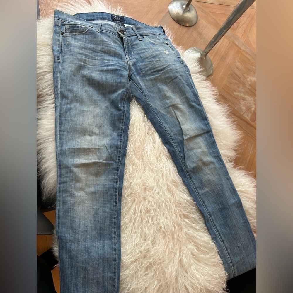 GC Vintage brand BLACK Slim Light Wash denim Blue Jeans women’s size 25!!